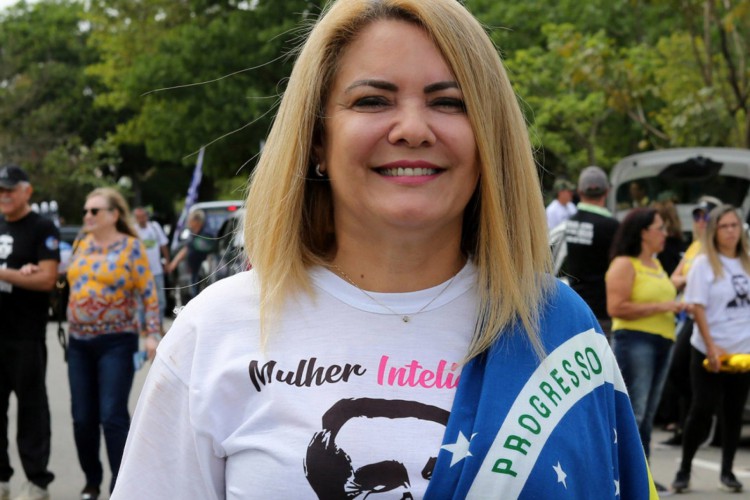 Ana Cristina Valle, ex-mulher do ex-presidente da República, Jair Bolsonaro (PL).