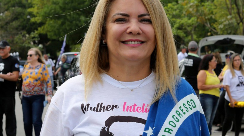 Ana Cristina Valle, ex-mulher do ex-presidente da Rep&uacute;blica, Jair Bolsonaro (PL).