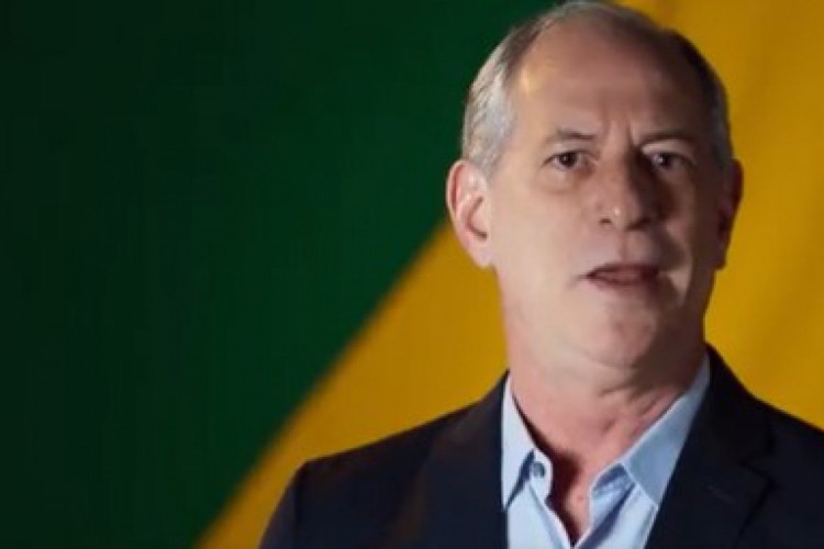 Ciro Gomes, do PDT, aparece como terceira via, mas não consegue chegar a 10%, diante da polarização entre Lula e Bolsonaro