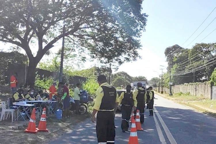 O trabalho contou com 129 homens e mulheres das Forças de Segurança do Ceará