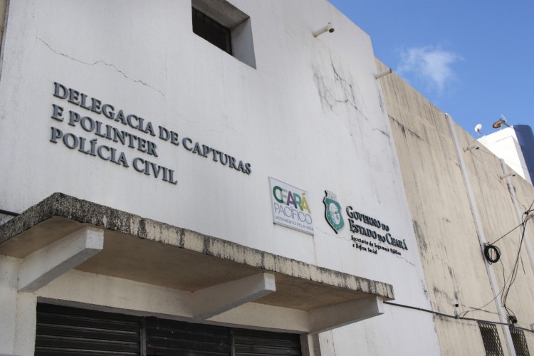Fachada da Delegacia de Capturas. Imagem meramente ilustrativa