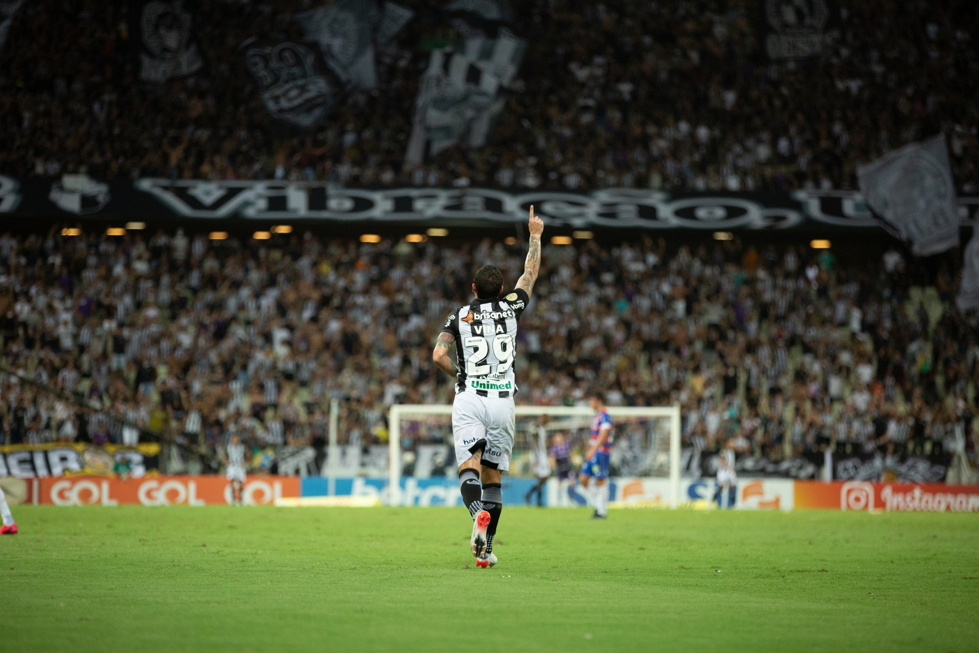 Vina tem papel fundamental e decisivo no Vovô desde 2020 (Foto: Felipe Santos/Ceará SC)