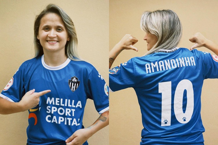 Cearense Amandinha irá defender o Torreblanca, da Espanha. 