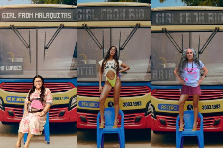 O meme de "Girl from Rio" consistia em reproduzir a capa do álbum de Anitta