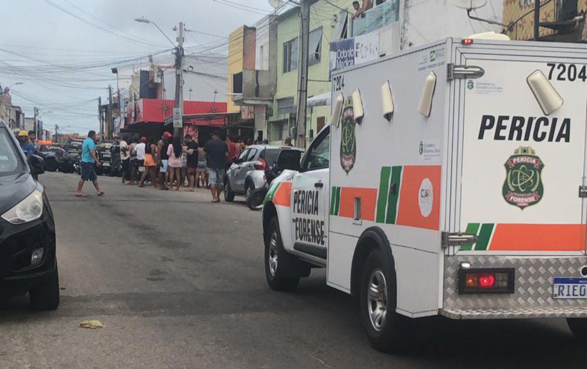 Três pessoas foram baleadas no Pirambu  (Foto: WhatsApp O POVO )