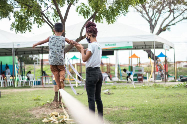 Domingo com atividades do projeto 

