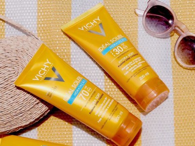 Protetor solar facial Vichy Ideal Soleil Hidratação 