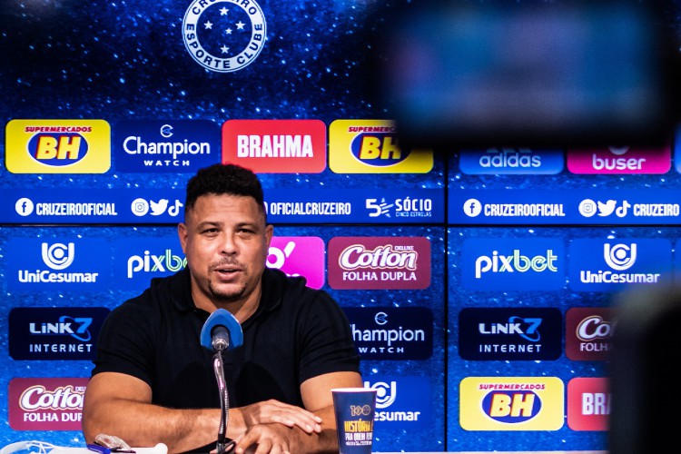 Revelado pelo clube, ex-atacante Ronaldo deve comandar SAF do Cruzeiro(Foto: Gustavo Aleixo/Cruzeiro)