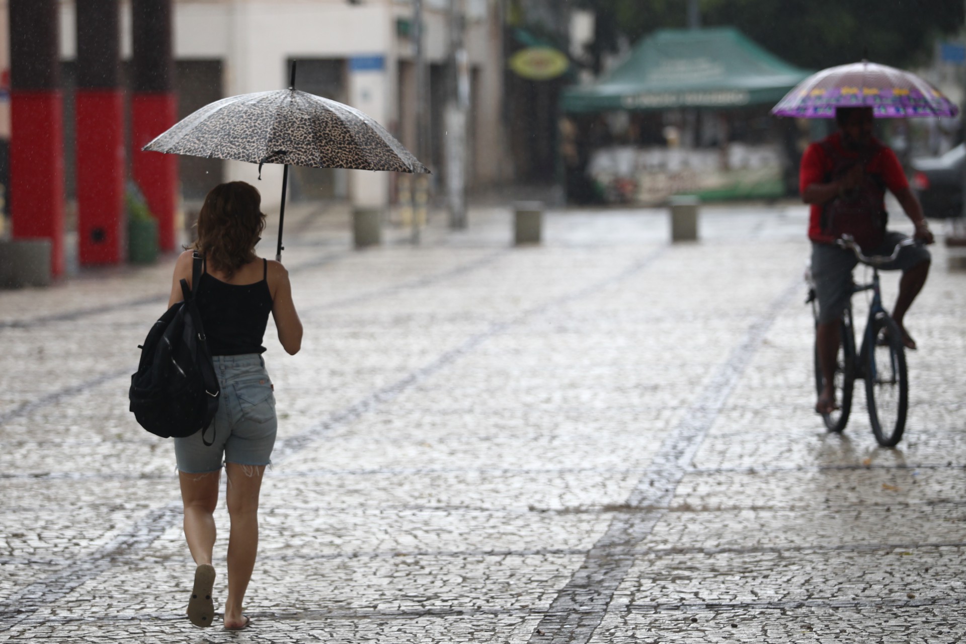 ￼NA REGIÃO do Litoral de Fortaleza o acumulado de chuva em janeiro é de 131 milímetros (Foto: FABIO LIMA)