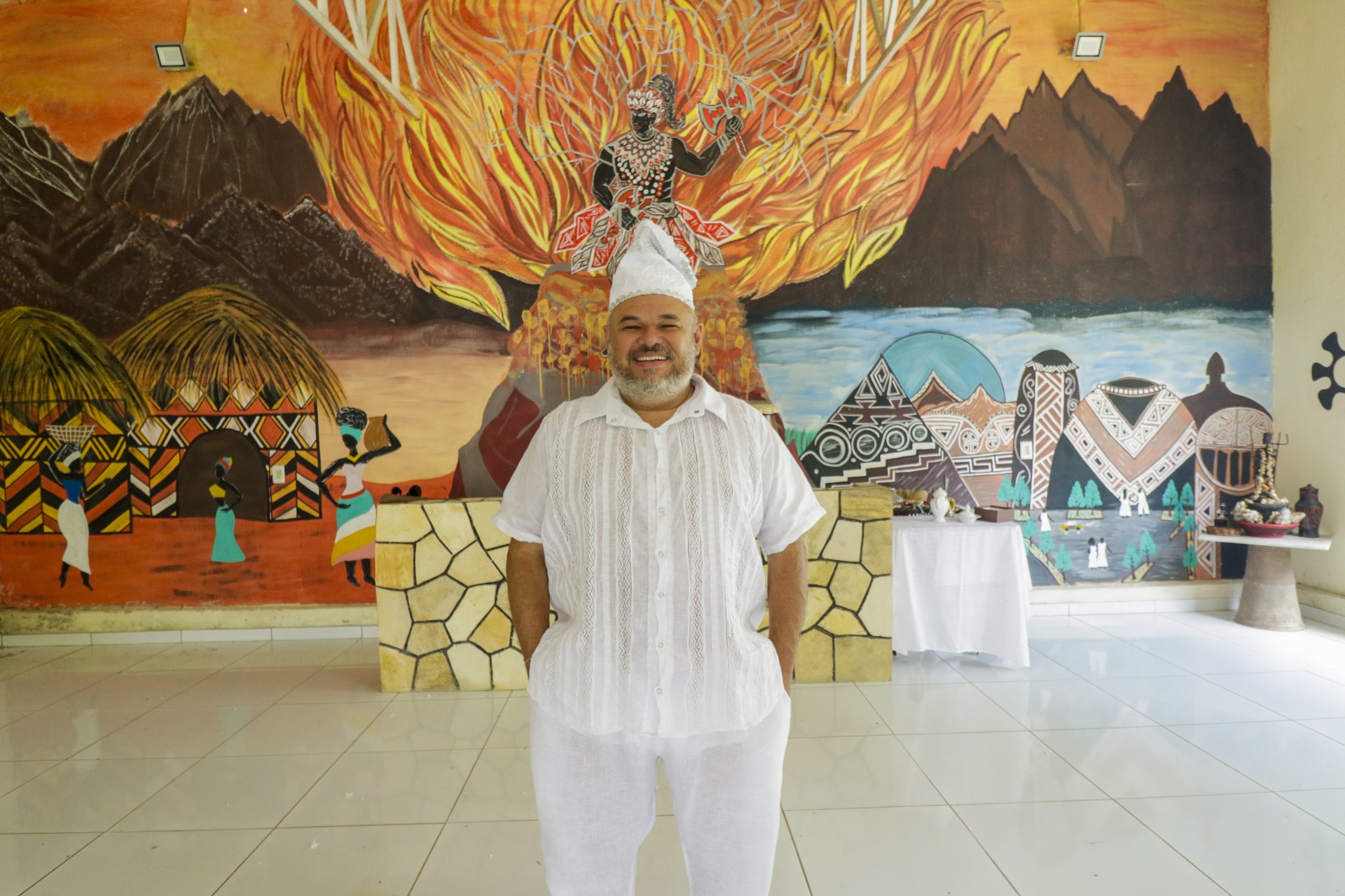 Credos de Fortaleza - Candomblé - Babalorixá Linconly Jesus (Foto: Thais Mesquita)