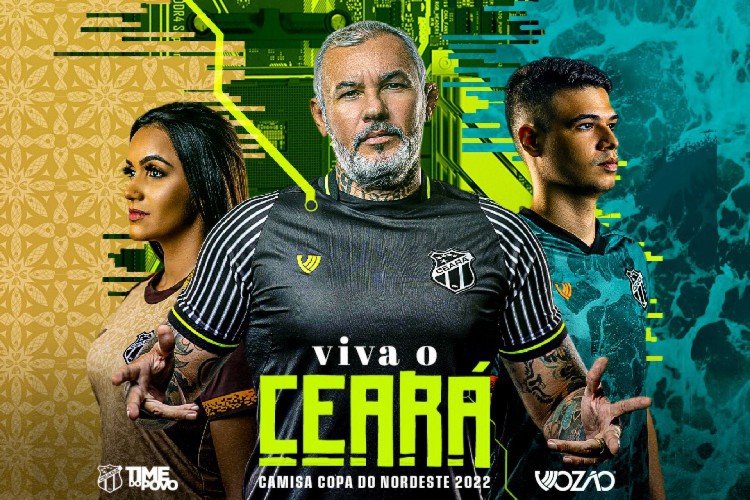 Ceará lançou novos uniformes para a Copa do Nordeste fazendo homenagem à tecnologia, artesanato e turismo do Estado.