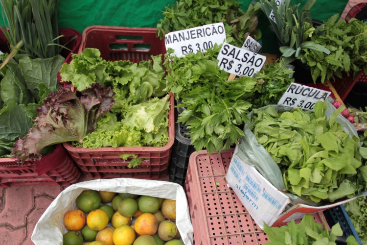 FORTALEZA,CE, BRASIL, 29.01.2022: Feira de produtos orgânicos no estacionamento do shopping Rio Mar Kennedy.  (Fotos: Fabio Lima/O POVO)