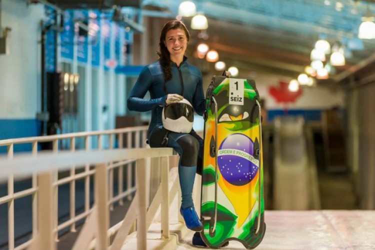 Nicole Silveira, atleta de skeleton 