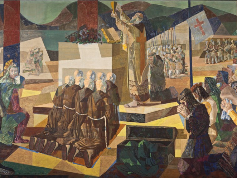 Obra 'A Primeira Missa no Brasil', de Candido Portinari