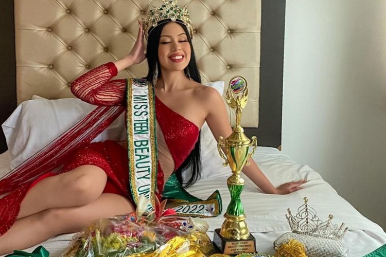 Lívia Monteiro, vencedora do MissTeen Beauty Universe 2022, pretende concorrer na categoria adulta do Miss Brasil