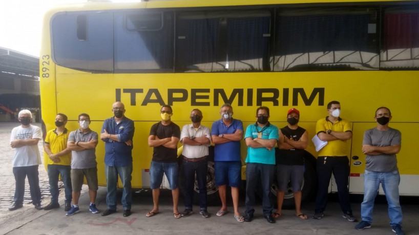Funcionários da Itapemirim paralisam atividades integralmente por tempo indeterminado como protesto aos atrasos recorrentes nos pagamentos de direitos trabalhistas (foto: O POVO)