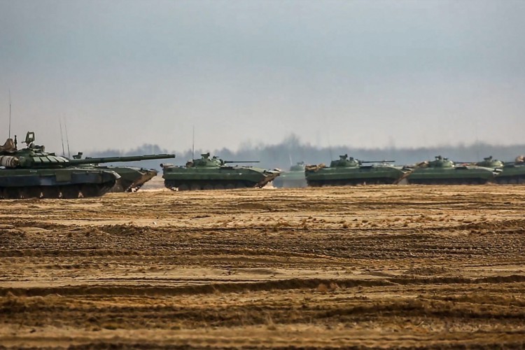 Tanques de guerra russos
