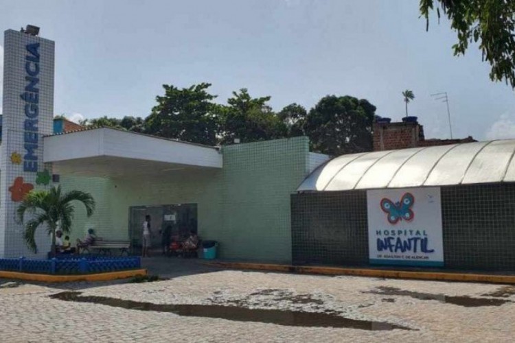 Hospital infantil em que criança encontrada em lixo no Cabo de Santo Agostinho foi cuidada - FOTO: Welington lima/JC Imagem
