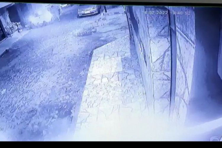 Imagens de assalto no bairro Monte Castelo 