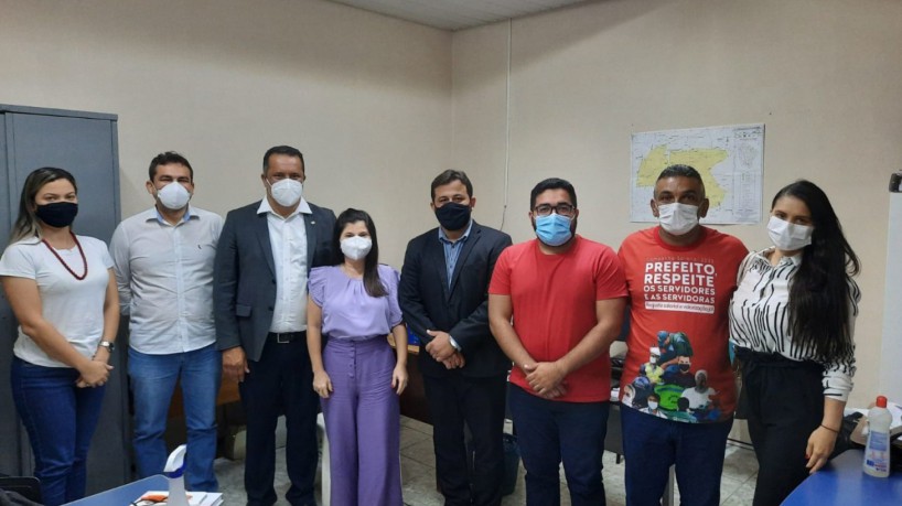 Assembleia Geral realizada pelo Sindicato dos Servidores Públicos Municipais de Caririaçu (SINDSMCAR) na manhã dessa segunda-feira, 14(foto: Reprodução/Redes sociais)