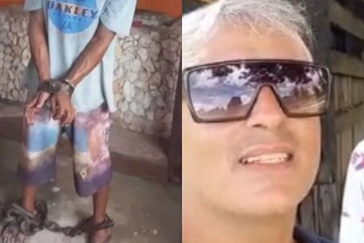 Médico filmou funcionário negro da sua fazenda acorrentado e vídeo repercutiu nas redes sociais