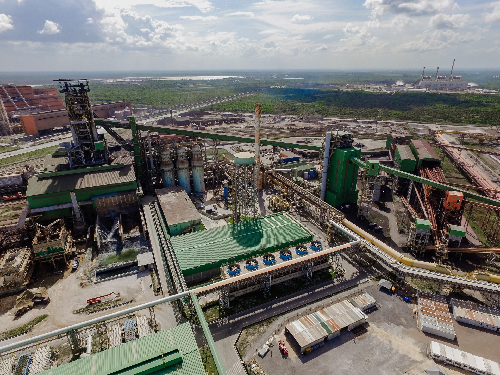 Maior volume é a siderúrgica em operação no Pecém (Foto: CSP/DIVULGAÇÃO)