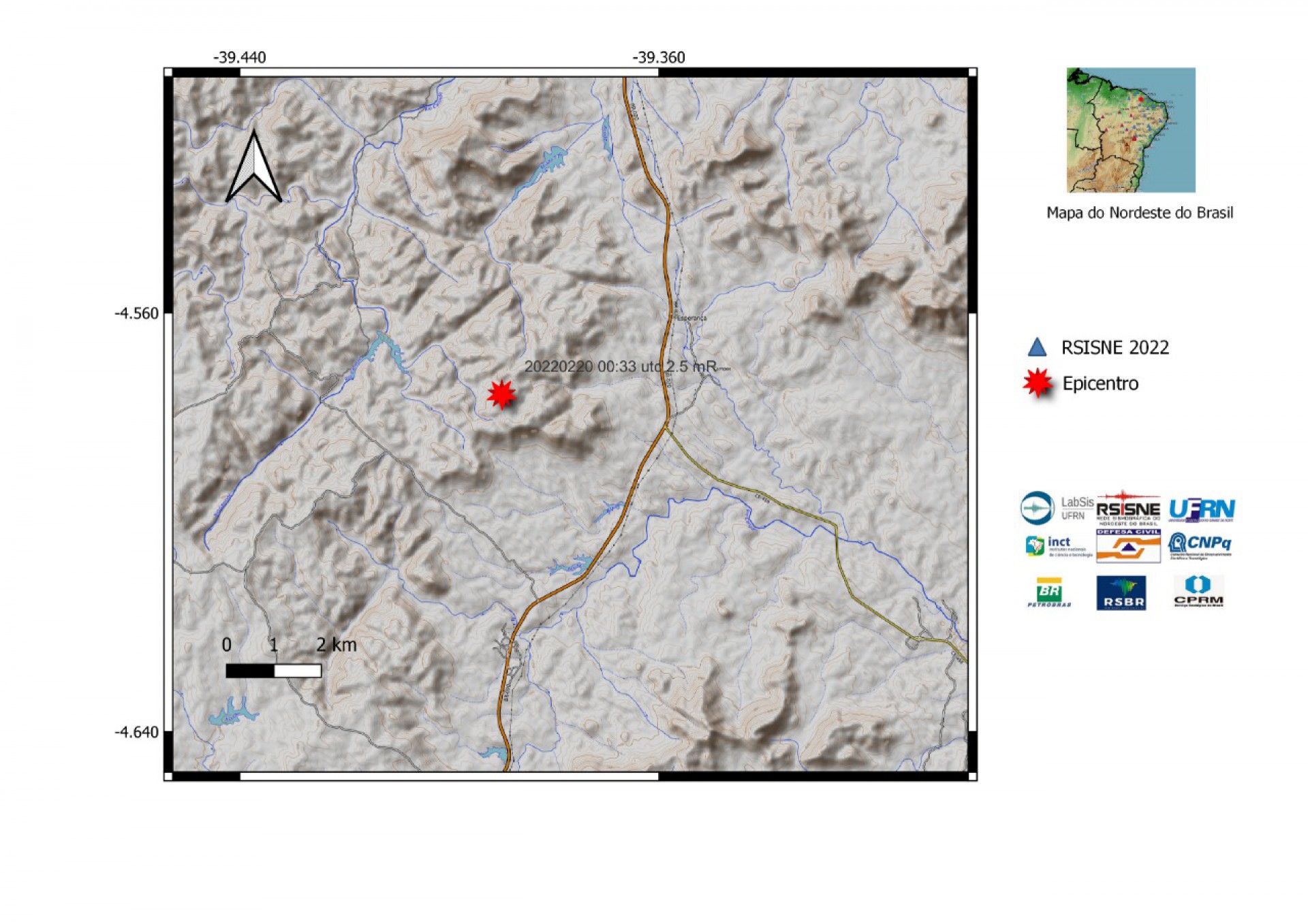 Tremor de terra é registrado em Canindé