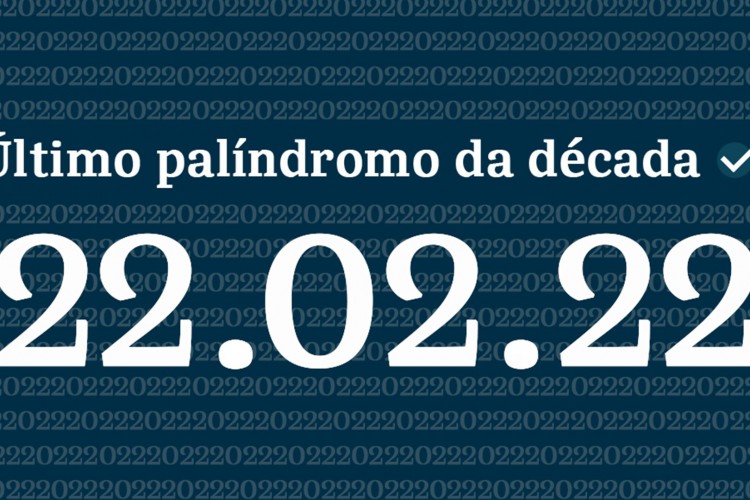 22 de fevereiro de 2022 é o último palíndromo da década