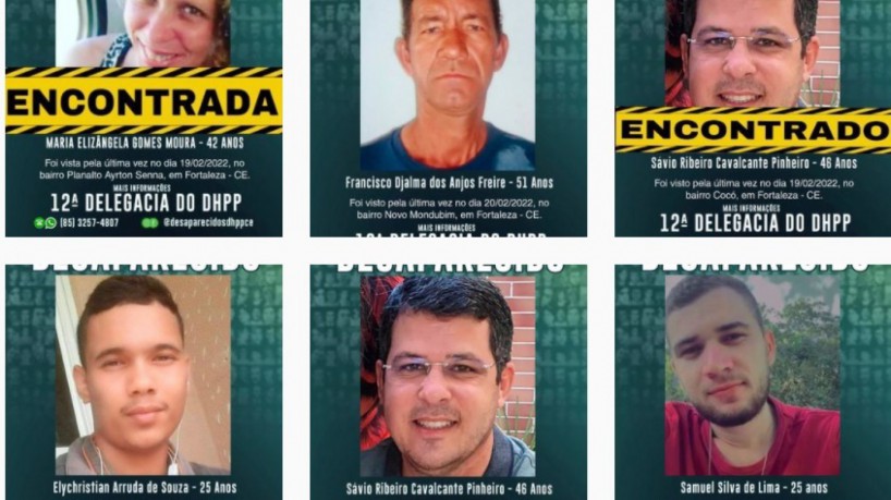 DHPP divulga perfil dos desaparecidos no Estado através das redes sociais