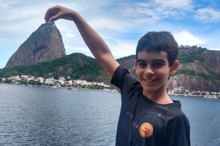 Caio é natural do estado do Rio de Janeiro, mas mora há um ano e meio no Ceará