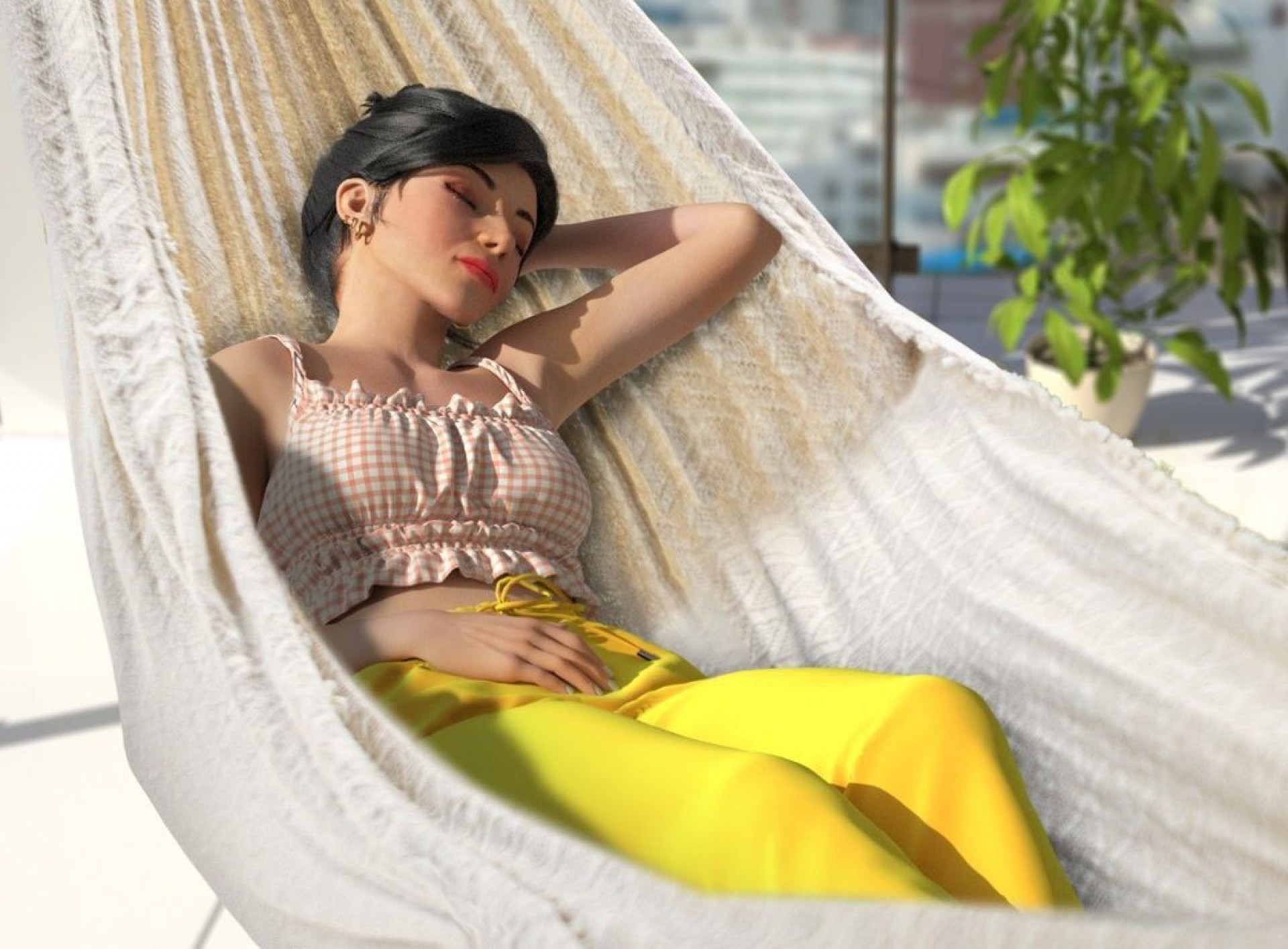 ￼NA FOTO, a avatar que representa a Magazine Luiza, a Lu do Magalu (Foto: Reprodução Instagram)