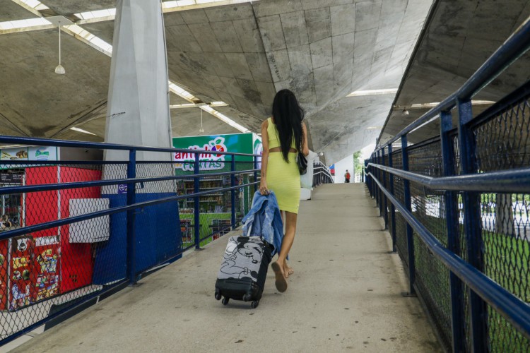 FORTALEZA, CE, BRASIL, 02.03.2022: Baixo movimento na rodoviaria p&oacute;s carnaval  (Foto:Thais Mesquita/OPOVO)