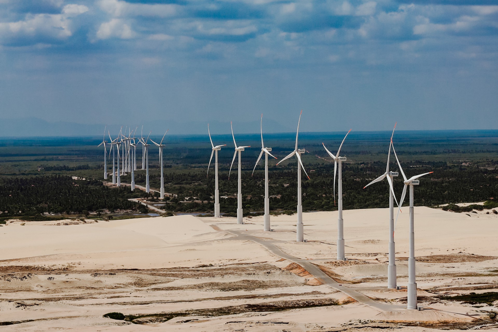 Projeção sobre parques eólicos e solares não contabiliza ainda o H2V (Foto: Julio Caesar)
