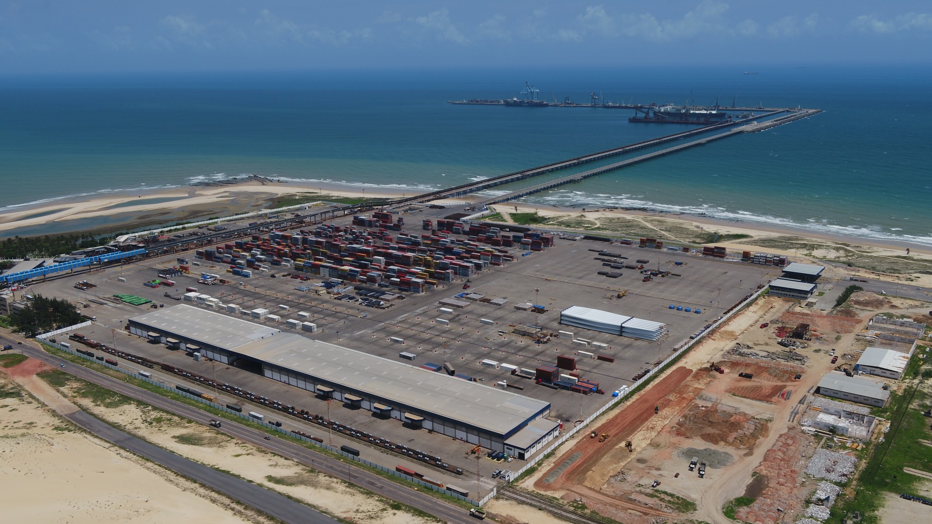 A produção de hidrogênio verde no Estado é direcionada para a exportação e para escoar o novo combustível será utilizado o modal marítimo (Foto: Gladison de Oliveira / Complexo do Pecém)