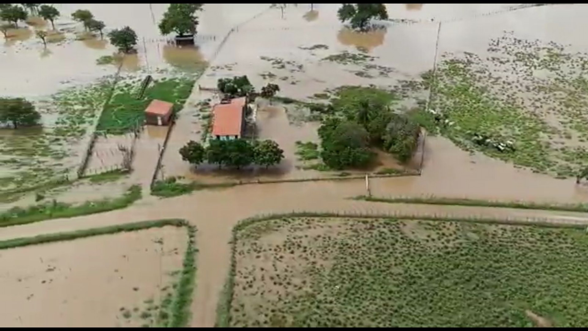 Várzea Alegre, no Cariri, foi um dos municípios afetados, com rompimento de barragens após fortes chuvas em março  (Foto: Ascom / SSPDS)