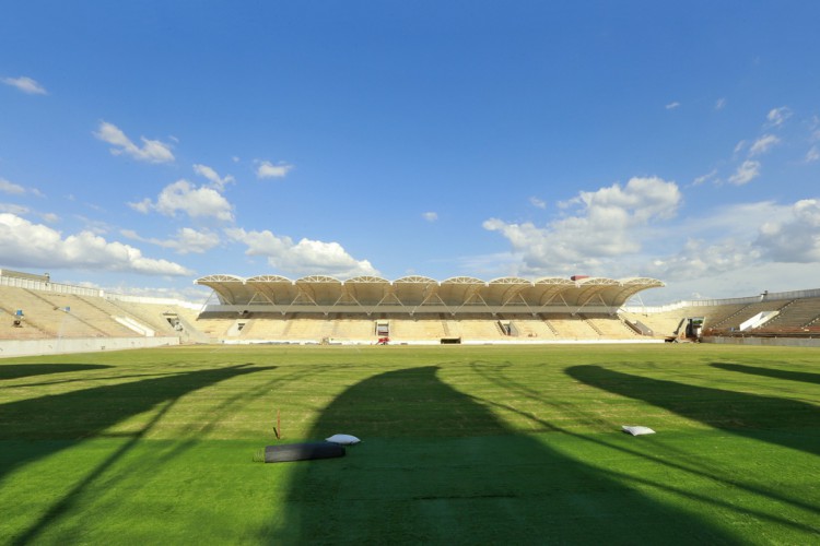 OBRAS DA ARENA ROMEIRAO JUAZEIRO DO NORTE; ESTADIO MAURO SAMPAIO;  SECRETARIA DE ESPORTE E JUVENUDE; SUPERITENDENCIA DE OBRAS PUBLICAS; SOP; ©NIVIA UCHOA/GOV DO CEARA