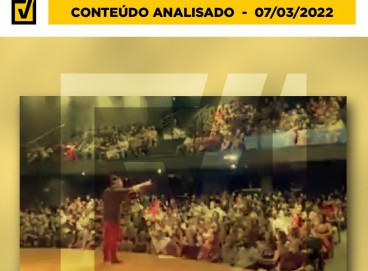 Em show de stand-up, humorista Sérgio Mallandro perguntou em quem pessoas votariam: isso não tem valor de pesquisa 