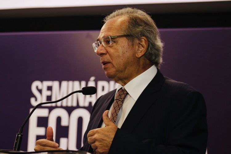 Ministro da Economia, Paulo Guedes, defende privatizações em evento de empresários no Ceará