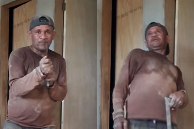 O pedreiro Ricardo Neves, de 47 anos, viralizou nas redes sociais com seus vídeos de humor
