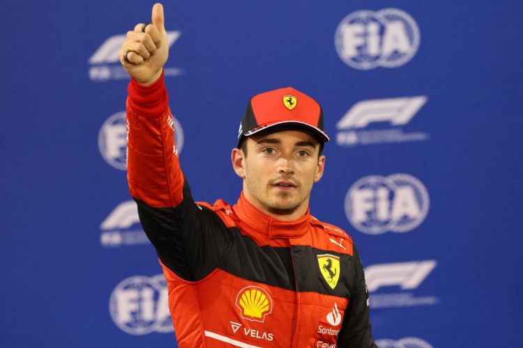 Piloto Charles Leclerc, da Ferrari.