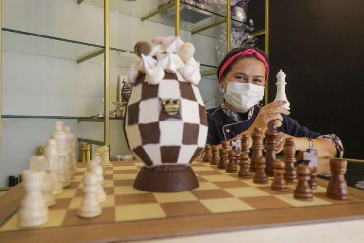 Destaque de Páscoa é inspirado no xadrez