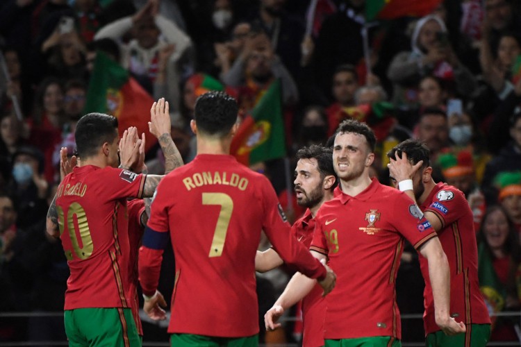 Com gols de Bruno Fernandes, Portugal venceu Macedônia do Norte por 2 a 0 e garantiu vaga na Copa do Mundo 2022