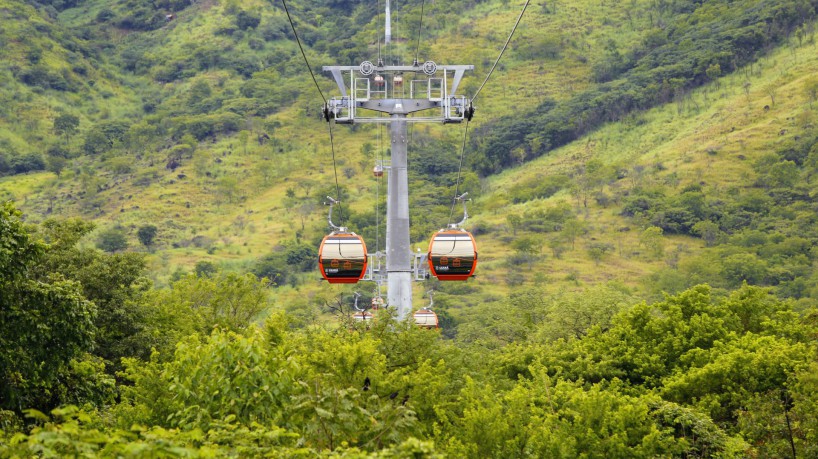 Teleférico inaugurado em 28 de março supostamente estaria sem funcior (foto: © TATIANA FORTES/ GOV. DO CEARA)