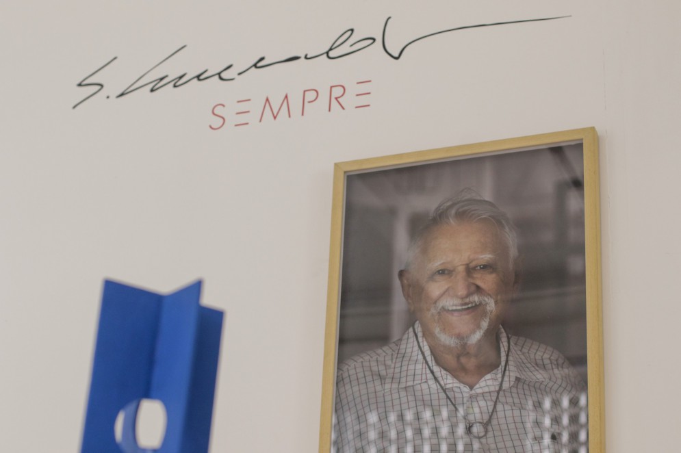 Sérvulo Esmeraldo é um dos maiores nomes das artes plásticas no Ceará. Funcionando na casa do artista, o Instituto Sérvulo Esmeraldo inicia visitação por agendamento(Foto: Thais Mesquita)