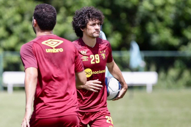 Sport treinou em seu CT na manhã deste sábado