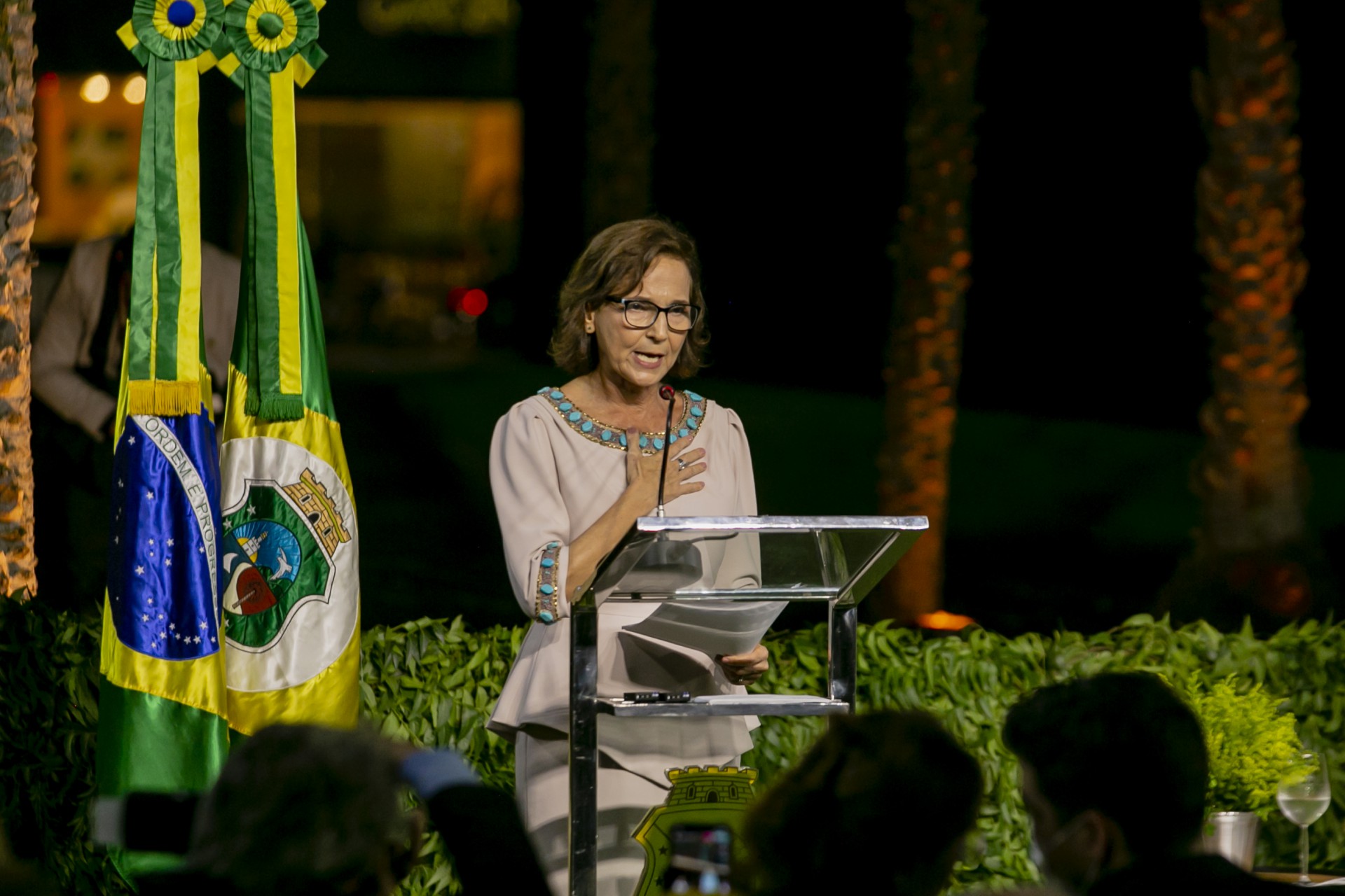 Izolda Cela tomou posse como governadora do Ceará nesse sábado (Foto: Aurelio Alves)