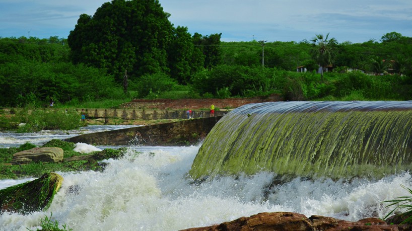 Barragem dos Padres, no município de Jucás, região Centro-Sul do Estado(foto: Crebilon Limaverde / Prefeitura de Jucás)