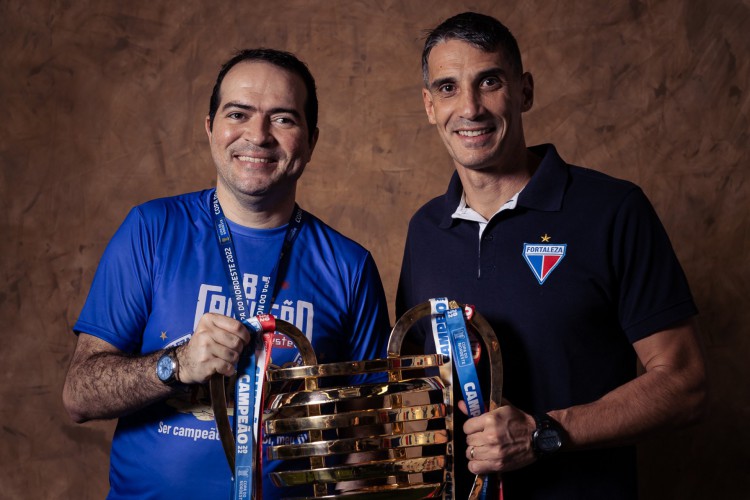 Ex-técnico do Fortaleza, Juan Pablo Vojvoda e Marcelo Paz, CEO da SAF, trabalharam juntos por cinco temporadas