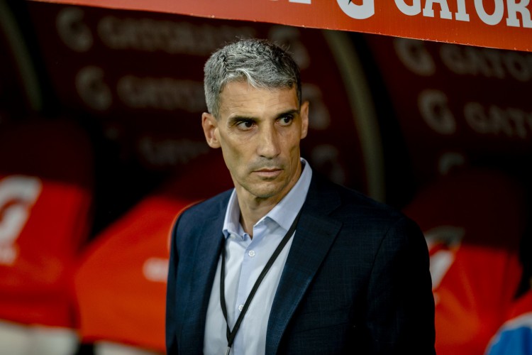 FORTALEZA, CE, BRASIL, 07-04.2022: Juan Pablo Vojvoda. Fortaleza x Colo-Colo pela Libertadores na Arena Castelão, fse de grupos. em epoca de COVID-19. (Foto:Aurelio Alves/ Jornal O POVO)