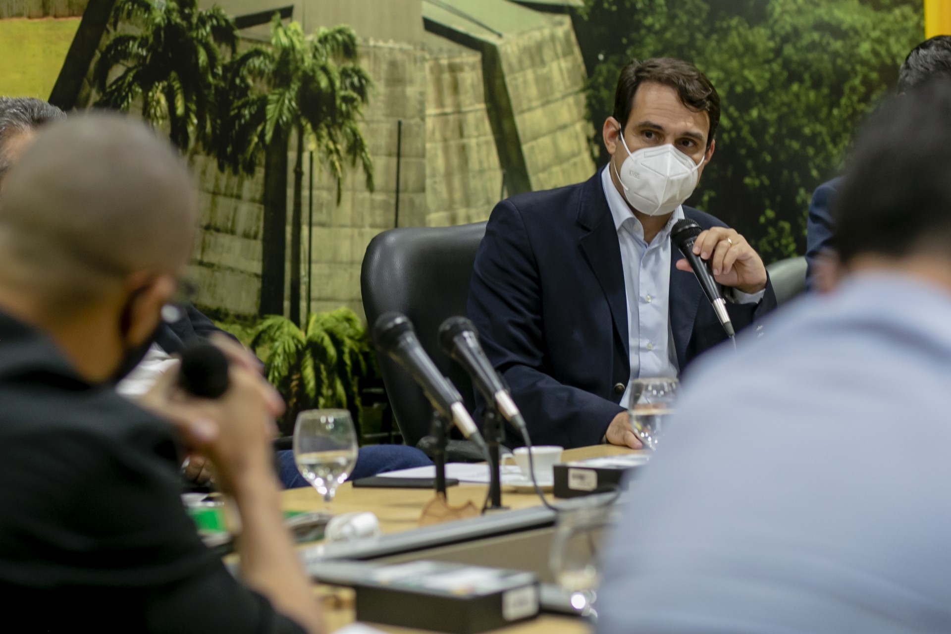 FORTALEZA, CE, BRASIL, 19-04.2022: Deputado Salmito Filho. CPI do Motin dos policiais, na Assembleia Legislativa. em epoca de COVID-19. (Foto:Aurelio Alves/ Jornal O POVO) (Foto: Aurelio Alves)